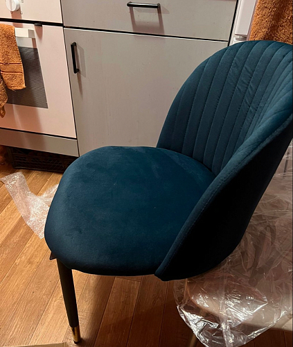 Стул на металлокаркасе Gabi gray / black фото покупателя 930