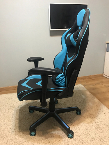 Компьютерное кресло Racer черное / бежевое фото покупателя 33