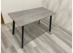 Стол Тринити Лофт 120 32 мм бетон / черный матовый фото покупателя 375