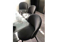 Стул на металлокаркасе Gabi green / black фото покупателя 619