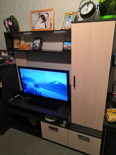 Мини-стенка Лаура венге / дуб млечный фото покупателя 1