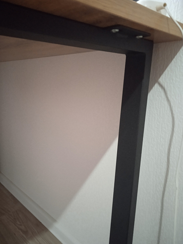 Деревянный стол Лота Лофт 140х80 черный матовый / бетон светлый фото покупателя 675