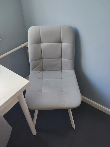 Стул на металлокаркасе Чилли зеленый / белый каркас фото покупателя 340