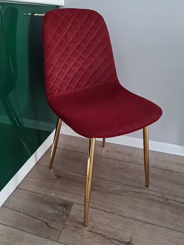 Стул на металлокаркасе Dabl 01 champagne / gold фото покупателя 73