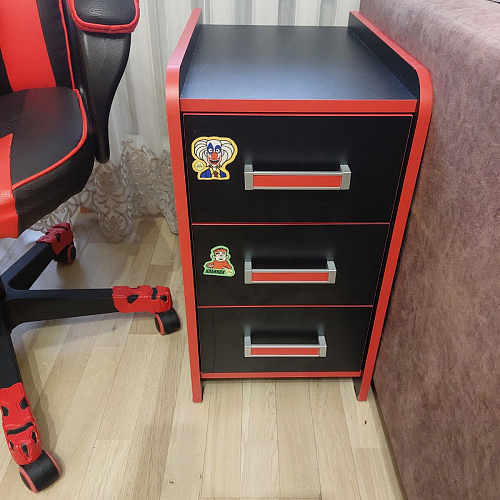 Тумба Ханна черная / красная - Уцененный экземпляр фото покупателя 154