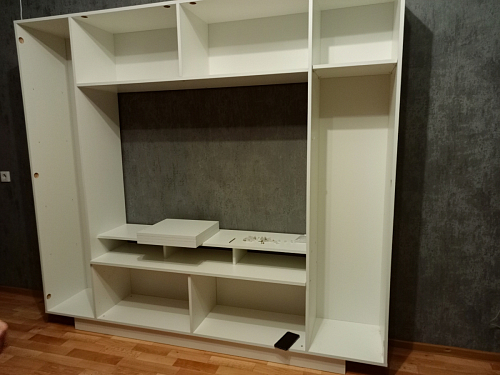 Готовая гостиная Румба белый / белый глянец  - Уцененный экземпляр фото покупателя 99