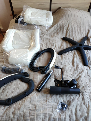 Компьютерное кресло Kadis коричневое / бежевое фото покупателя 81