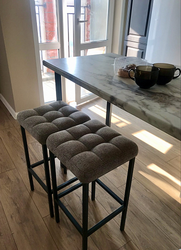 Барный стул Лофт линкольн белый / белый матовый фото покупателя 270