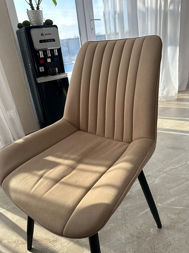 Стул на металлокаркасе Седа К кирпичный / черный фото покупателя 190