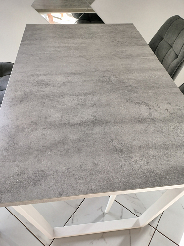 Деревянный стол Лота Лофт 120х75 белый матовый / дуб крафт золотой фото покупателя 61