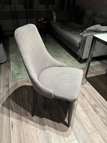 Стул на металлокаркасе Kora gray / black фото покупателя 131