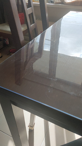 Деревянный стол Лота Лофт 140х80 черный матовый / бетон светлый фото покупателя 171