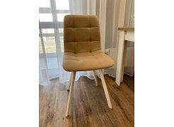 Стул на металлокаркасе Чилли горчичный / белый фото покупателя 207