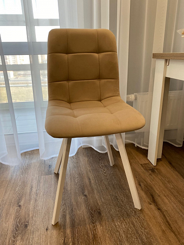 Комплект стульев Чилли 2 шт бежевый / черный фото покупателя 207