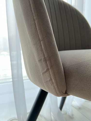 Стул на металлокаркасе Gabi gray / black фото покупателя 663