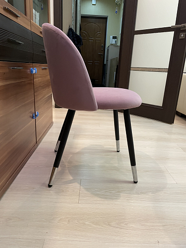 Стул на металлокаркасе Gabi 1 light purple / black фото покупателя 900