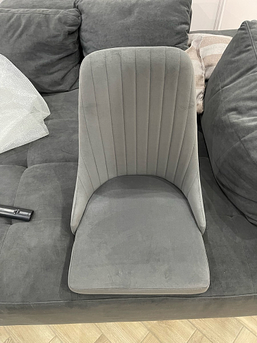 Стул на металлокаркасе Kora light blue / white фото покупателя 427