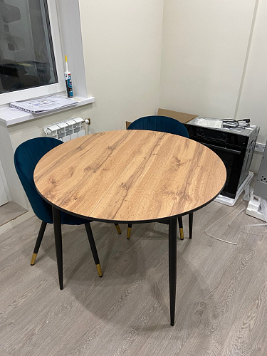 Стул на металлокаркасе Gabi gray / black фото покупателя 390