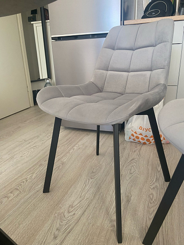 Стул на металлокаркасе Челси К крутящийся бирюзовый / черный фото покупателя 75