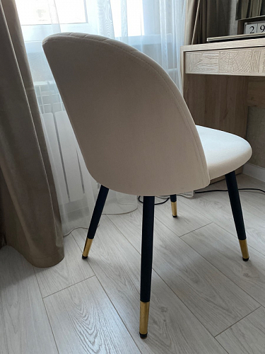 Стул на металлокаркасе Gabi 1 light purple / black фото покупателя 108