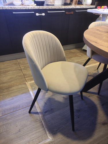 Стул на металлокаркасе Gabi 1 light purple / black фото покупателя 693