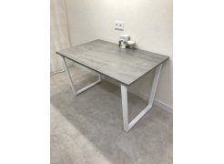 Стол Лота Лофт 140 25 мм черный матовый / бетон фото покупателя 37