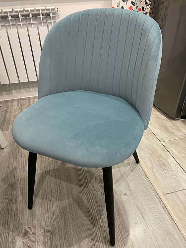 Стул на металлокаркасе Gabi gray / black фото покупателя 519