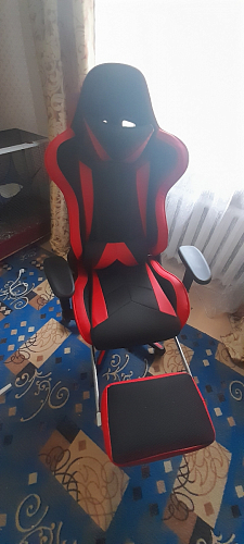 Компьютерное кресло Kano черное / красное фото покупателя 69