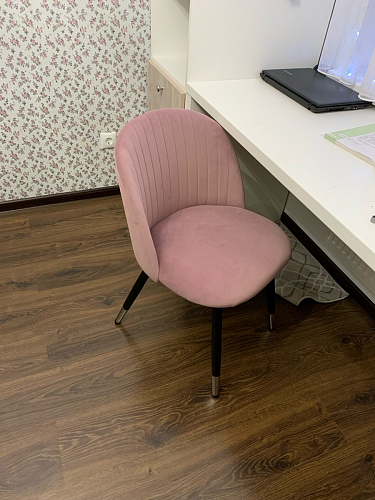 Стул на металлокаркасе Gabi latte / gold / black фото покупателя 121