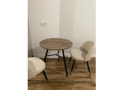 Стул на металлокаркасе Gabi 1 light purple / black фото покупателя 364