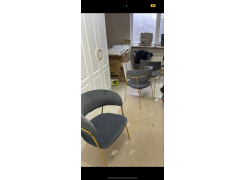 Стул на металлокаркасе Kamelia темно-серый / золотой фото покупателя 24