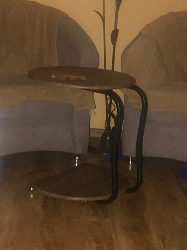 Журнальный столик Андромеда черный матовый / старое дерево фото покупателя 11