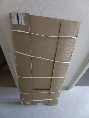 Стол Тринити Лофт 120 32 мм бетон / черный матовый фото покупателя 633