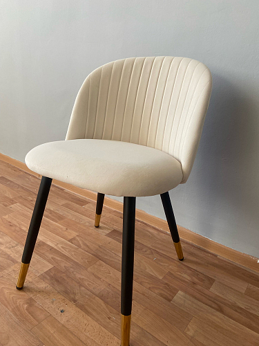 Стул на металлокаркасе Gabi 1 dark gray / black фото покупателя 847