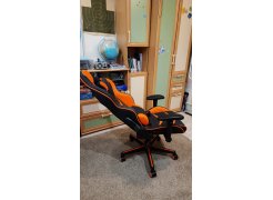 Компьютерное кресло Racer черное / оранжевое фото покупателя 47