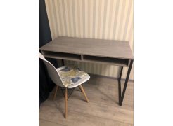 Письменный стол Леон Лофт дуб делано светлый / белый матовый фото покупателя 44