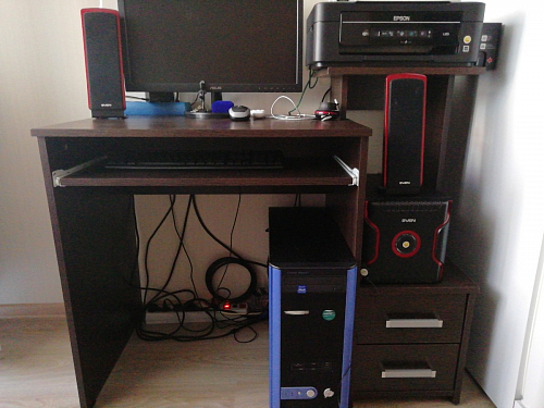 Стол компьютерный Джаз-24 правый венге фото покупателя 194