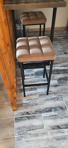 Барный стул Лофт катания лаванда / белый матовый фото покупателя 276