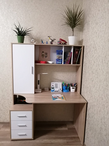 Письменный стол КСТ-16 левый венге / беленый дуб фото покупателя 8