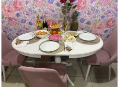 Стул на металлокаркасе Kora beige / black фото покупателя 457