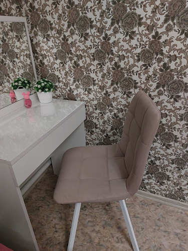 Стул на металлокаркасе Чилли синий / белый фото покупателя 1278