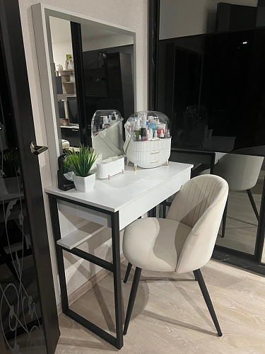 Стул на металлокаркасе Gabi gray / black фото покупателя 426