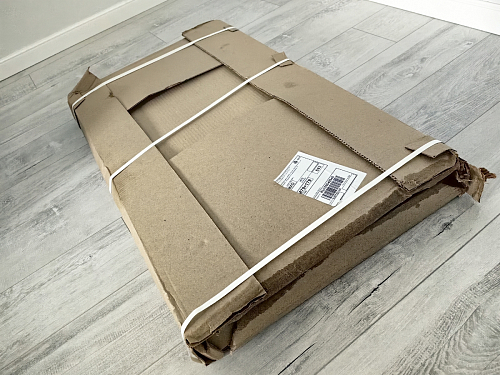 Письменный стол Клер Лофт дуб вотан / черный матовый фото покупателя 25