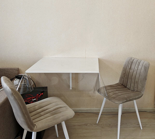 Стул на металлокаркасе Дани темно-серый (zd 995) / черный фото покупателя 40