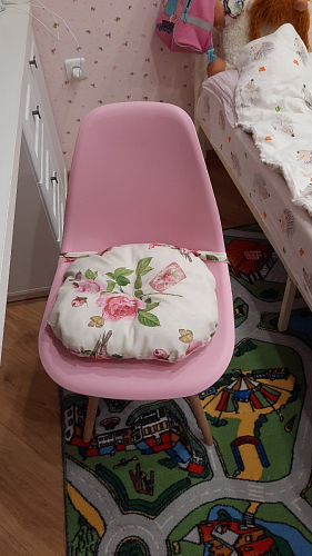 Пластиковый стул Eames PC-015 желтый фото покупателя 175