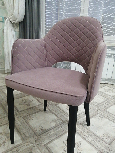 Стул на металлокаркасе Vener light purple фото покупателя 8
