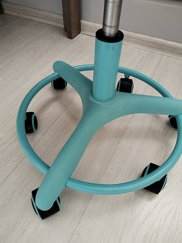 Компьютерное кресло Kiddy салатовое ткань (сетка) фото покупателя 45