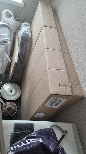 Стол на тумбе Бугун белый / золото фото покупателя 48