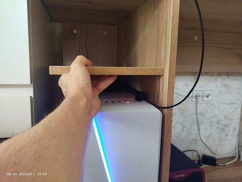 Письменный стол Челси Лофт дуб делано светлый / белый матовый фото покупателя 52