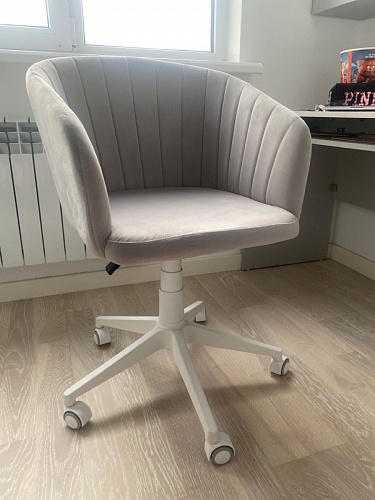 Компьютерное кресло Тибо confetti chocolate / белый фото покупателя 134